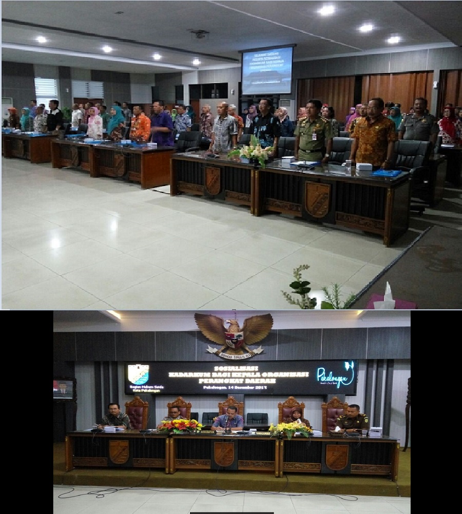 SOSIALISASI KADARKUM DI RUANG SIDANG PARIPURNA DPRD KOTA PEKALONGAN